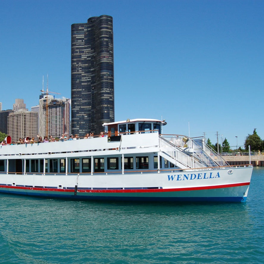 芝加哥90分钟建筑"河+湖"游船 - Wendella Cruises